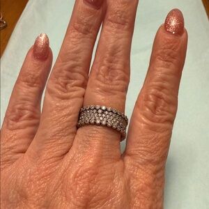 Pandora Pave Band sz 58